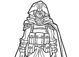 Kolorowanki Tamaki Amajiki Wojownik Tamaki Amajiki do druku