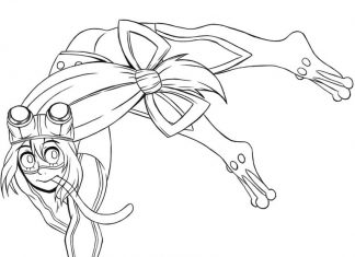 Kolorowanki Tsuyu Asui Wydrukuj za darmo Tsuyu Asui