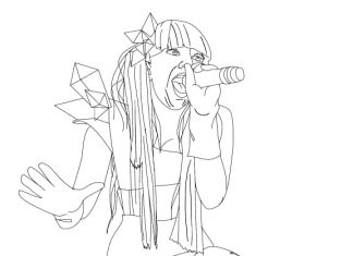 Kolorowanki Lady Gaga