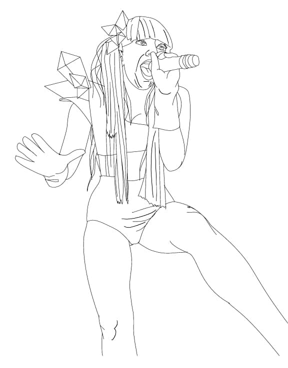 Występ na scenie Lady Gaga