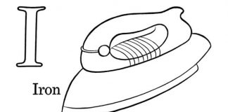 Kolorowanki Litera I