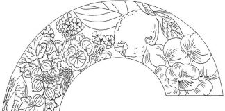 Kolorowanki Litera G