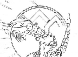 Zabawka Screechers Wild do druku kolorowanka