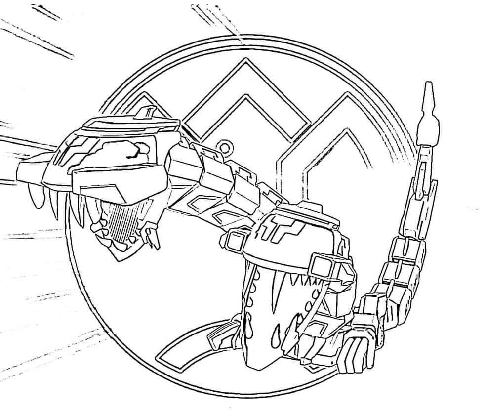 Zabawka Screechers Wild do druku kolorowanka