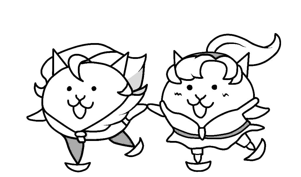 Zadowolona para z bajki anime