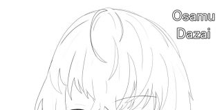 Zadowolony Osamu Dazai