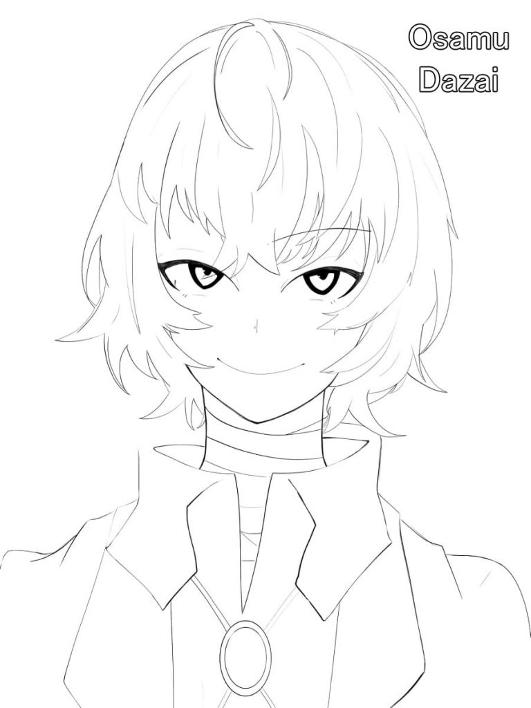Zadowolony Osamu Dazai