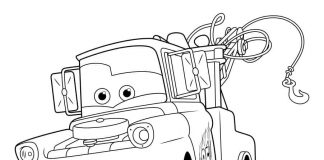 Zadowolony Złomek - kolorowanka dla dzieci