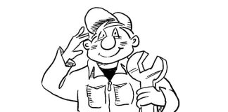 Kolorowanki Mechanik