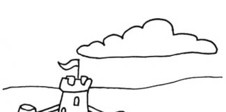 Kolorowanki Zamek z piasku