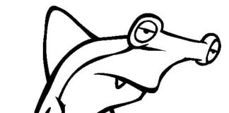 Kolorowanki Rekin Młot