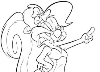 Kolorowanki Fifi La Fume