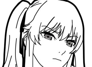 Kolorowanki Kakegurui Zła Mary Saotome kolorowanka