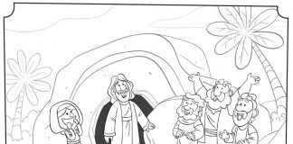 Kolorowanki Zmartwychwstanie Jezusa Chrystusa