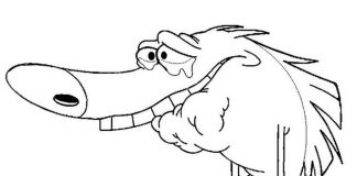 Zmutny i zmęczony Zig z bajki