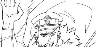 Kolorowanki Inasa Yoarashi Żołnierz Inasa Yoarashi