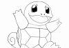 Kolorowanki Squirtle Żółw Pokemon