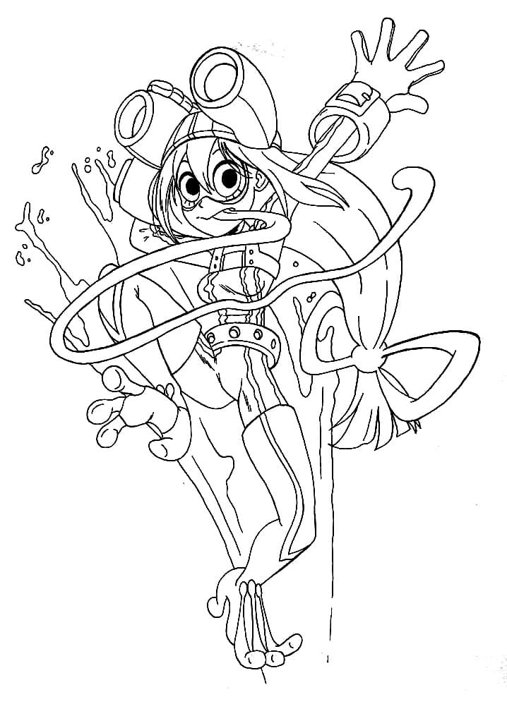 Zwariowana Tsuyu Asui