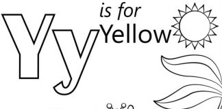 Kolorowanki Litera Y