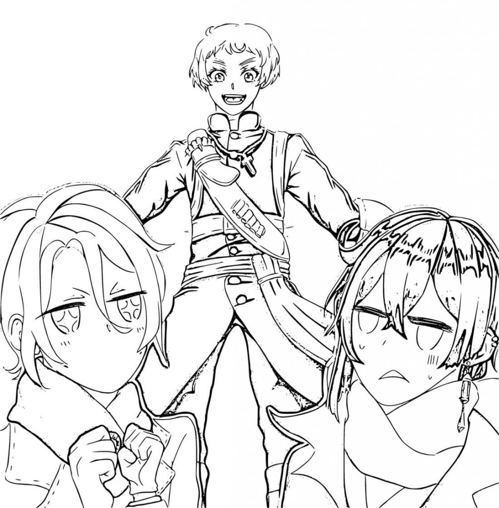 kolorowanka Vanitas no Carte do druku